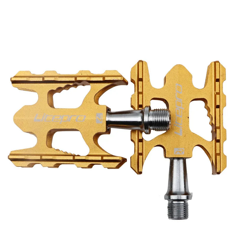 Micronew-Litepro K3 Pedal Sealed Bearing Aluminum Alloy Non-slip MTB Road BMX Universal Bicycle Pedals For Brompton Fnhon Folding Bike