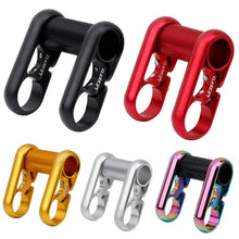 Micronew-Litepro Folding Bicycle Double Stem NEW Full Hollow Ultralight Modified 25.4mm Straight Handlebar Bike For brompton