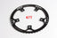 Micronew-Litepro Single Speed 130BCD Folding bike Crankset BMX Chainwheel 45/47/53/56/58T Chain Wheel 170mm Crank Chain Ring