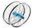 Micronew-20 Inch 406 Folding Bicycle Casette Wheelset V Brake/Disc Brakes Double Aluminum Alloy Rim Sealed Bearing Wheels 28 Hole