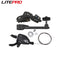 Micronew-Litepro Aluminum Alloy Rear Derailleur Transmission Modified 5Speed External 7Speed Chain Tensioner DIP For Brompton Bike