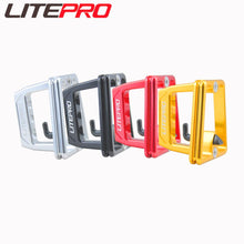 Micronew-Litepro Folding Bike Split Pig Nose Pad 3 Hole Pig Nose Front Shelf Mount Front Carrier For Brompton Birdy