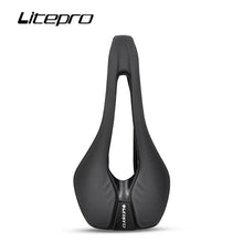 Micronew-Litepro Bicycle 412 Saddle Hollow Comfortable Non-slip Riding Cushion Suitable For Mountain Road Folding Bike