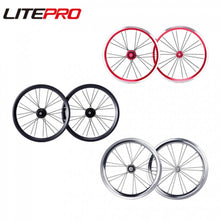 Micronew-Litepro 20MM 11S Folding Bicycle Wheelset 16Inch 74x130 100x135MM Disc V Brake Wheels 4Sealed Bearing Alloy Rims