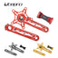 Micronew-Litepro Folding Bicycle Elite Hollow Integrated Crank Ceramic Bearing Crankset 130BCD Single Chainring Aluminum Alloy Chainwheel