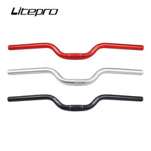 Micronew-Litepro Bicycle Aluminum Alloy Handlebar 25.4*580MM Bike M-type Comfortable Handlebar For Folding Riding Accessories