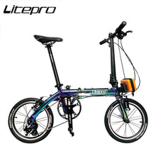 Micronew-Litepro Folding Bicycle 14/16 Inch Aluminum Alloy Super Light Colorful Bike Outer Three-Speed Outer Five-Speed Gear