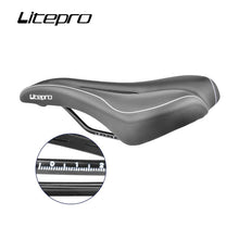Micronew-Litepro Folding Bike Saddle Cushion All-inclusive Leather Seat Cushion Mountain Road Bike Comfortable Non-slip Seat Cushion