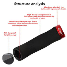 Micronew-Litepro Ultra-light Single Side Locking Sponge Handgrip MTB Mountain Bike Folding Bicycle Handle Grips Handlebar 74g