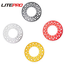 Micronew-Litepro Road Bike Starry Sky Chainring 54T 56T 58T Crankset 130BCD Sprocket For Brompton Folding Bicycle