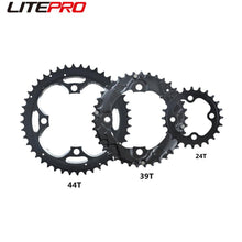 Micronew-Litepro Road Bike MTB 4 Claws Hollow Tech Chainring 104mmBCD Chrome Molybdenum Steel Sprocket 24T 39T 44T Cranks Parts