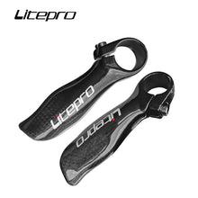 Micronew-Litepro Bicycle Carbon Fiber Vice Handle Mountain Road Bike Small Auilary Handlebar For Handlebar Diameter 22.2mm
