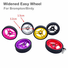 Micronew-Litepro Aluminum Alloy Easy Wheel Widened  EasyWheels Push Wheel Bearing Rims For Brompton/Birdy