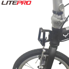 Micronew-Litepro Folding Bike Split Pig Nose Pad 3 Hole Pig Nose Front Shelf Mount Front Carrier For Brompton Birdy