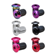 Micronew-Litepro Handle Grips Plugs Bar End Cap Expamsion 22-24MM Folding Bike MTB Bicycle Handlebar Plug Aluminum Alloy Bike Parts