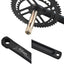 Micronew-For Fnhon Bicycle Hollow Integrated CNC Chainwheels 53/39T Chainring 170mm Crank Folding Bike Modification Sprocket