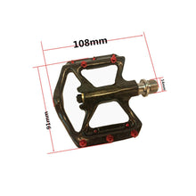 Micronew-Litepro Folding Bicycle Carbon Fiber Titanium Axle Pedal Mountain Bike 3 Bearing Pedals 178g