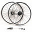 Micronew-20 Inch 406 Folding Bicycle Casette Wheelset V Brake/Disc Brakes Double Aluminum Alloy Rim Sealed Bearing Wheels 28 Hole