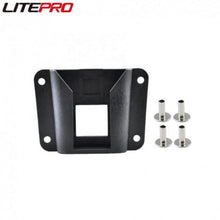 Micronew-Litepro Diy Pig Nose Bag Adapter Hard Shell Storage Panniers Plastic Holder Buckle with Screws for Brompton Bicycle