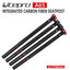 Micronew-Litepro 412  BMX Bicycle Seat Rod A65 Carbon Fiber Integrated Seatpost Folding Bike 33.9*580MM Seat Tube