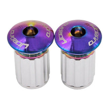 Micronew-Litepro Handle Grips Plugs Bar End Cap Expamsion 22-24MM Folding Bike MTB Bicycle Handlebar Plug Aluminum Alloy Bike Parts