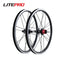 Micronew-Litepro 16inch Folding Bicycle External 7 Speeds Wheelset 349 Wheel 74/112mm Hub For Brompton Bike