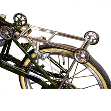 Micronew-Litepro Portable Luggage Carrier Shelf Aluminum Alloy Tail Shelf Holder For Brompton Bicycle Foldable Rear Cargo Rack