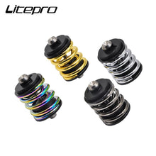 Micronew-Litepro Titanium Shaft Double Shock Absorber BMX Folding Bicycle Rear Shock Absorber For Brompton