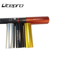 Micronew-Litepro Aluminum Alloy Seat Tube Protective Sleeve Shim Bushing Folding Bicycle 33.9mm Seatpost Protector Cover