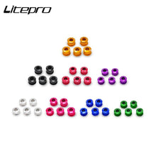 Micronew-Litepro 5Pcs MTB Mountain Bicycle Single Chainring Bolts Road Bike Disc Snail For Chainwheel Crankset Screw