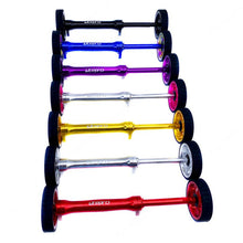 Micronew-Litepro Easy Wheel Extension Rod Telescopic Rod Widened Easywheels Thickened Aluminum Alloy  For Brompton Rear Cargo Rack