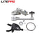 Micronew-Litepro Aluminum Alloy Rear Derailleur Transmission Modified 5Speed External 7Speed Chain Tensioner DIP For Brompton Bike