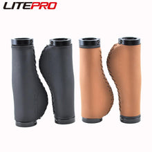 Micronew-Litepro MTB Mountain Road Bicycle PU Leather Handlebar Bike Grips Folding Bicycle Handle Cover