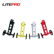Micronew-Litepro Bicycle Easywheel Parking Rack Bracket Bottle Cage Two-In-One Folding Bike Widened Easy Wheel For Birdy