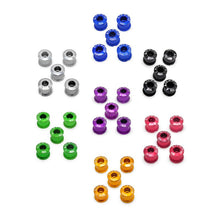 Micronew-Litepro 5pc/lot Mountain Road Bike Bicycle Multicolour Bolts Aluminum Alloy Double Crankset Crank Screws Nut For Chain Wheel