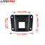 Micronew-Litepro For Brompton Bicycle DIY Pig Nose Bag Adapter Hard Shell Storage Panniers Plastic Holder Buckle With Screws
