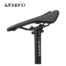 Micronew-Litepro Bicycle 412 Saddle Hollow Comfortable Non-slip Riding Cushion Suitable For Mountain Road Folding Bike