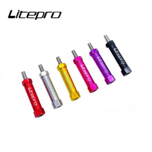 Micronew-Litepro Shelf Easywheel Extension Rod Hexagonal Folding Bike Rear Rack Telescopic Column 16G For Brompton Bicycle