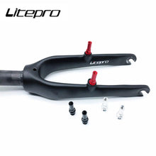 Micronew-Litepro MTB Mountain  Bike Road Folding Bicycle V Brake Column M10 Front Fork Base